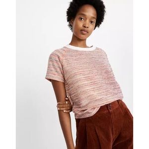 📌Madewell Texture&Thread Spacedyed Sweatshirt Tee
